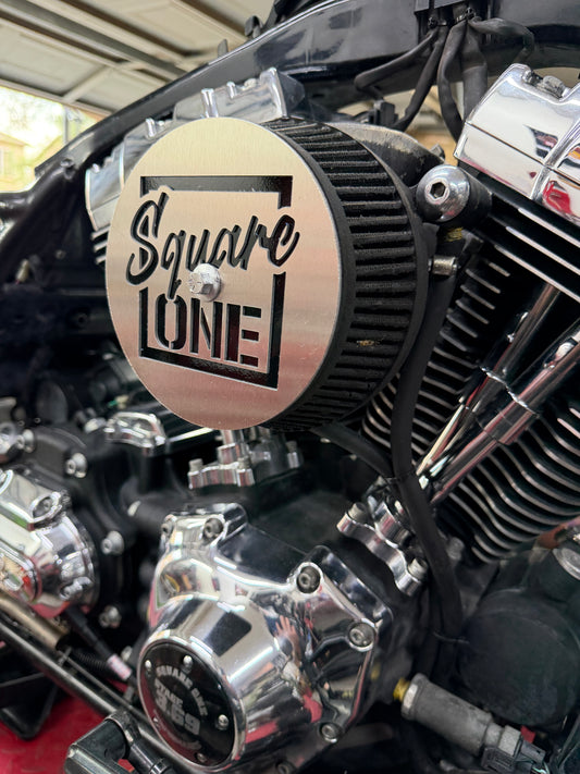 Square One air cleaner cover